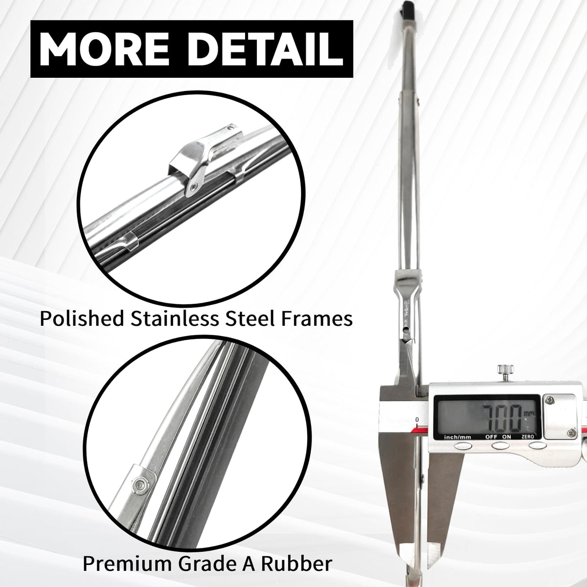 AceSupever blade mounted on bayonet wiper arm showing easy installation