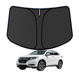 achaltiza front-fit visor covering HR-V windshield helps block sun
