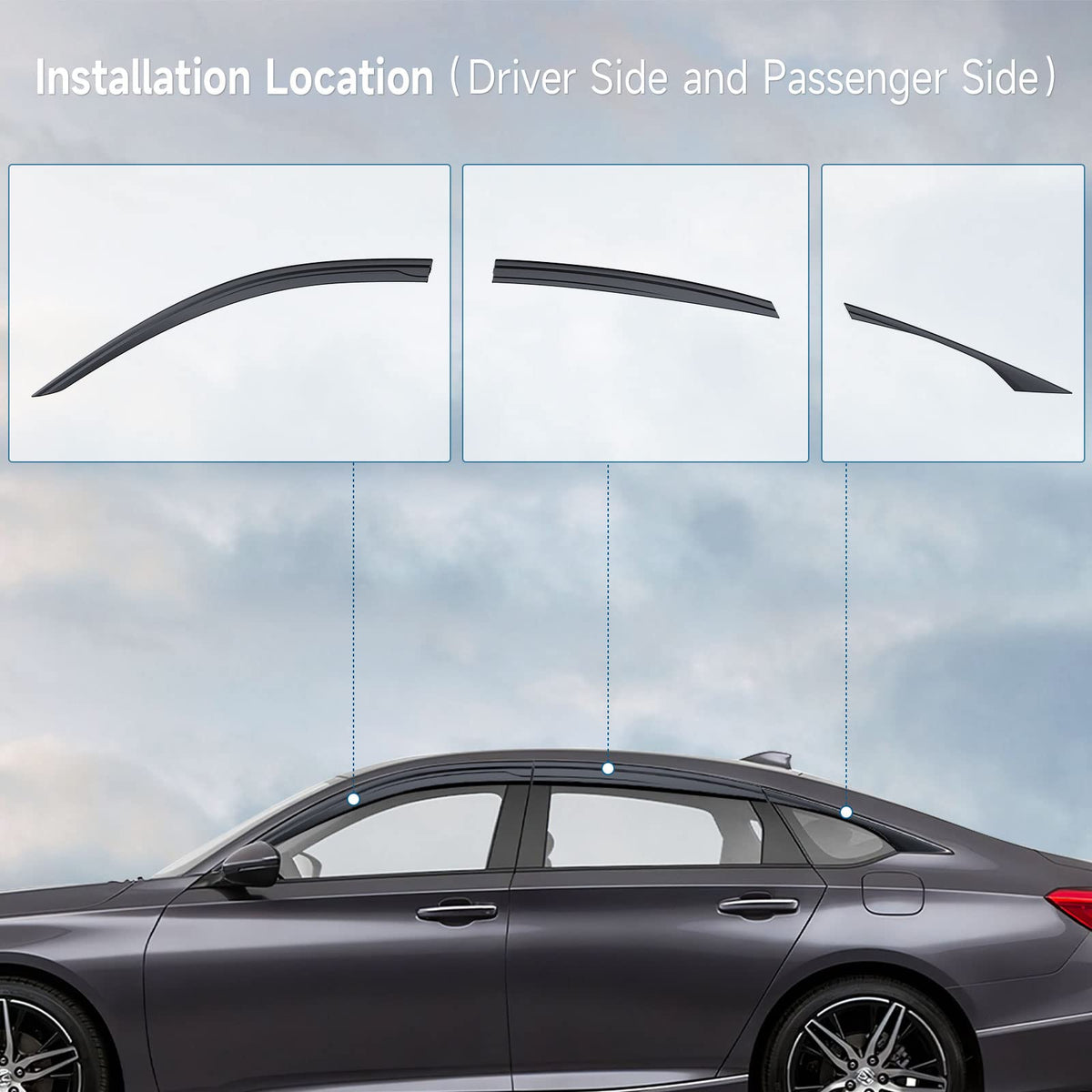 ACLONG visor beside ruler showing size and scale for easy fit