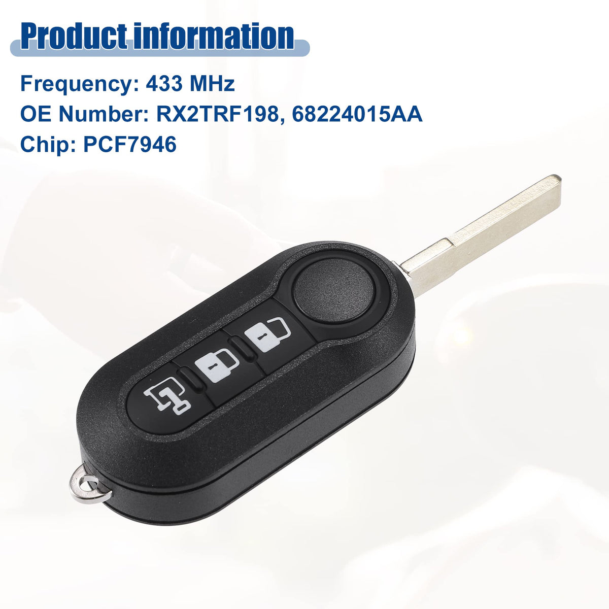 ACROPIX remote held near vehicle door demonstrating quick remote access benefit