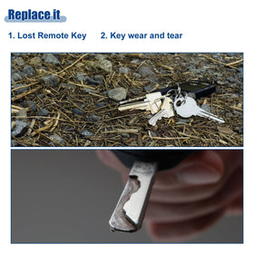 ACROPIX key fob with metal key blade ready for cutting by locksmith benefit
