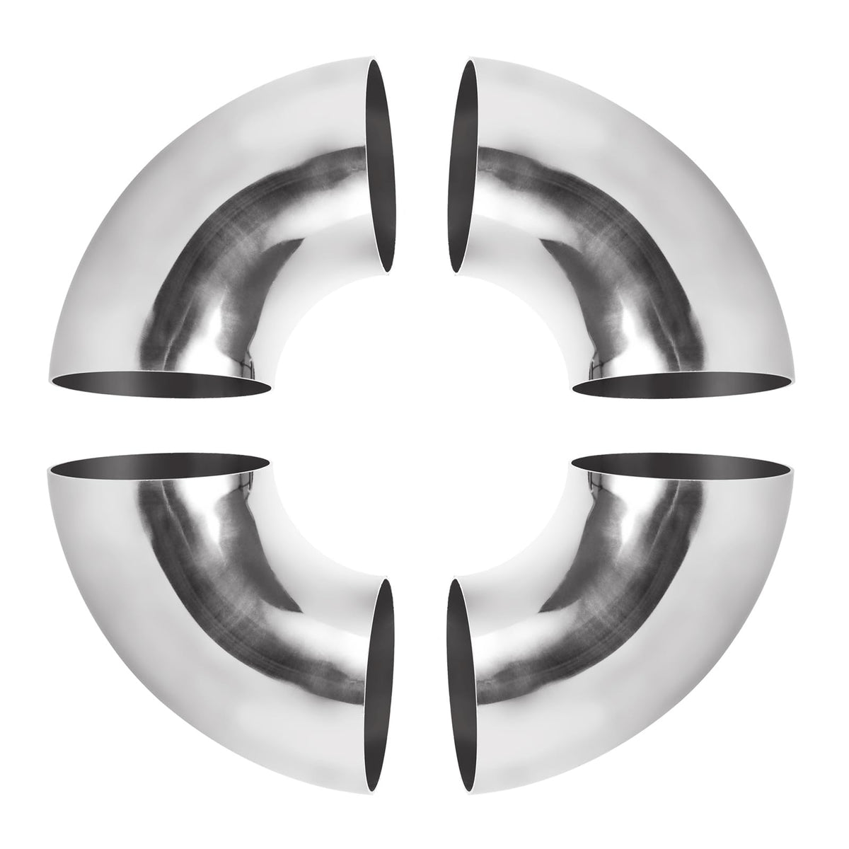 Acrux7 front view of 3 inch elbow showing clean fit and durability