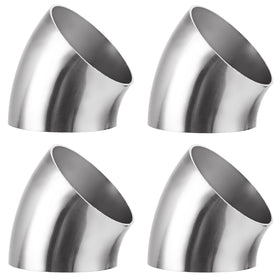 Acrux7 front view elbow showing polished finish and fit quality benefit
