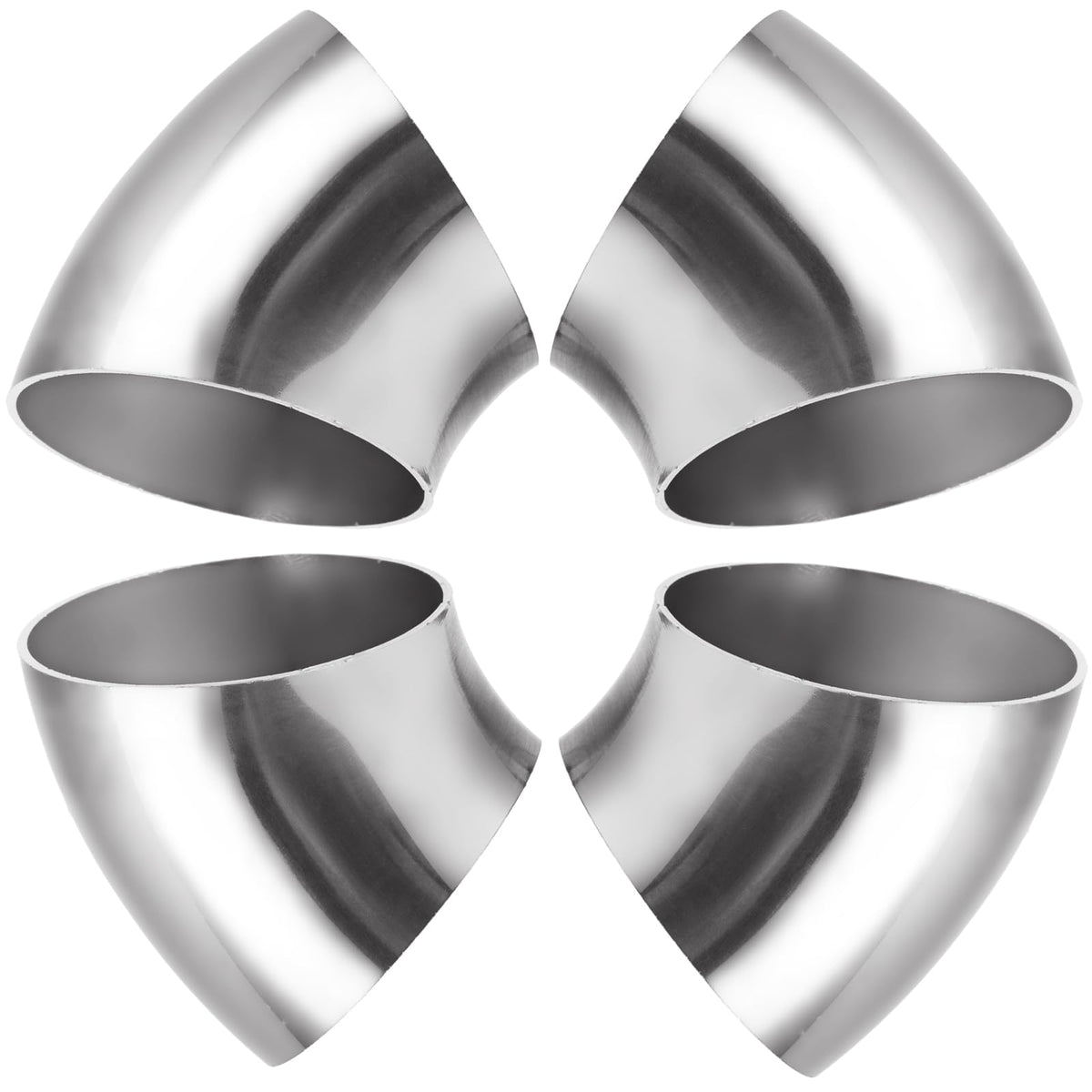 Acrux7 elbow beside ruler showing 2.5-inch scale and sizing clarity benefit