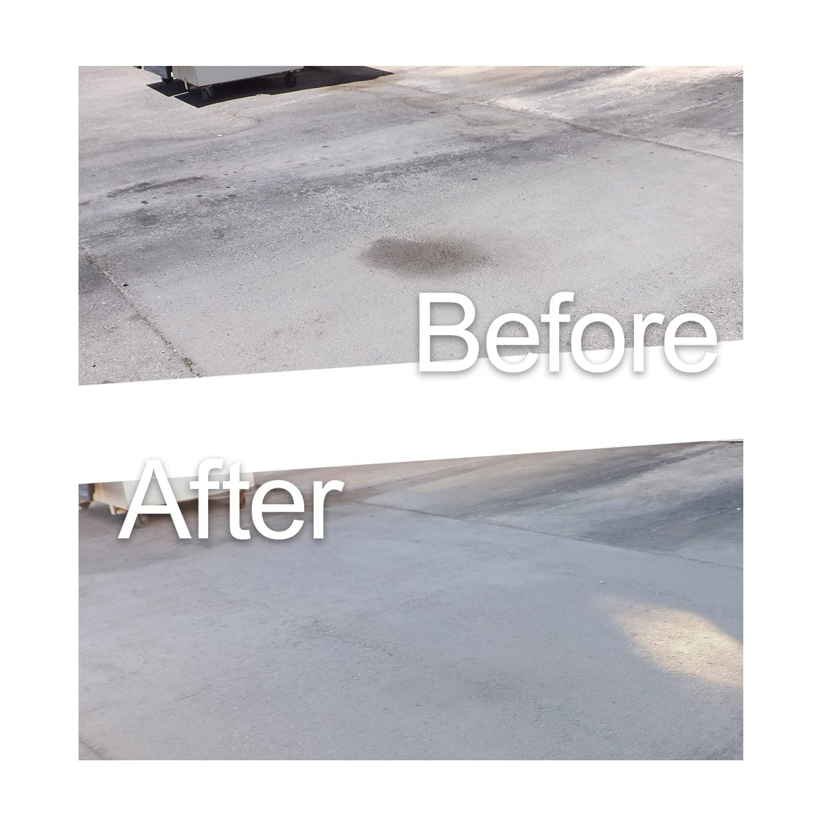 ACT powder after misting to activate microbes and accelerate breakdown