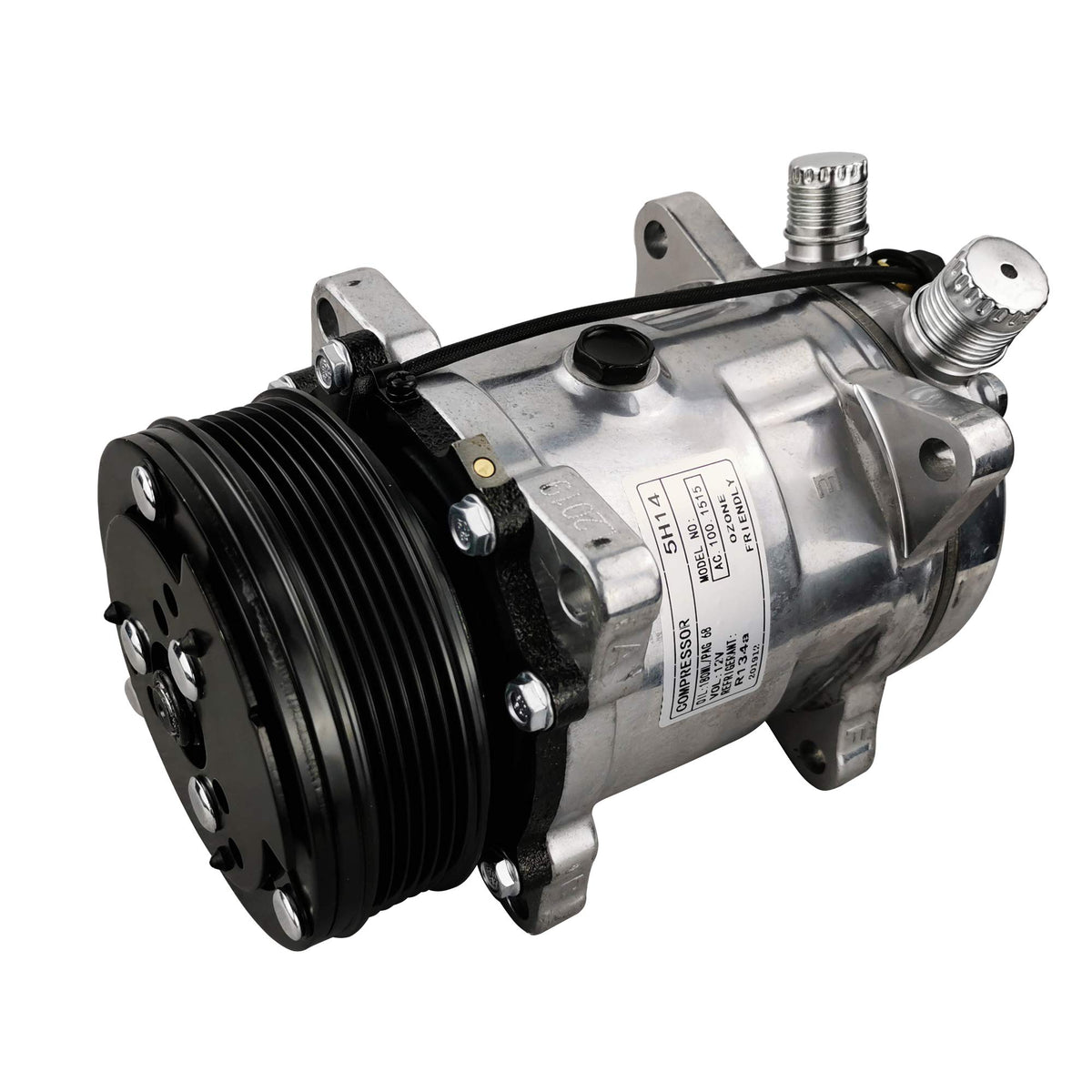 ACTECMAX front assembly showing complete compressor and clutch for easy replacement