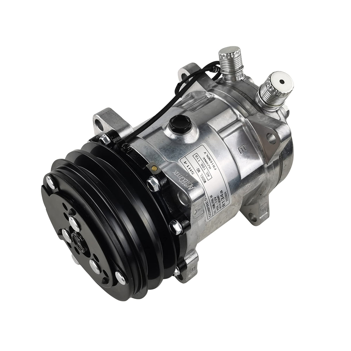 ACTECMAX front assembly view showing complete compressor and clutch for quick replacement