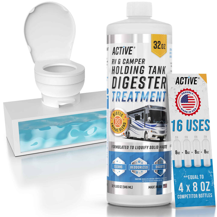 ACTIVE 32oz front label showing product and clear dosage benefit