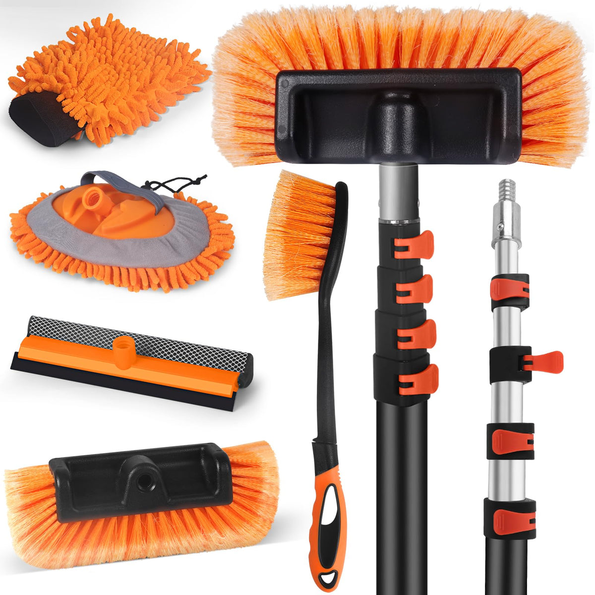 ACTREY kit front packaging showing complete car wash set and benefit of completeness
