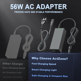 ActZone charger plugged into jump starter in use showing quick power restore benefit