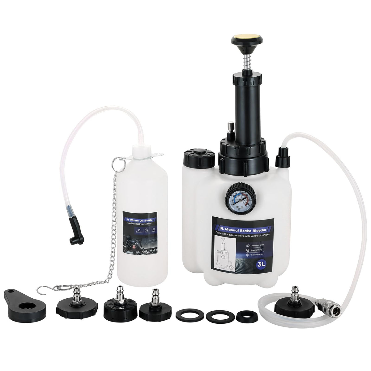 Acymner front view showing pump and chassis, clear durable design benefit