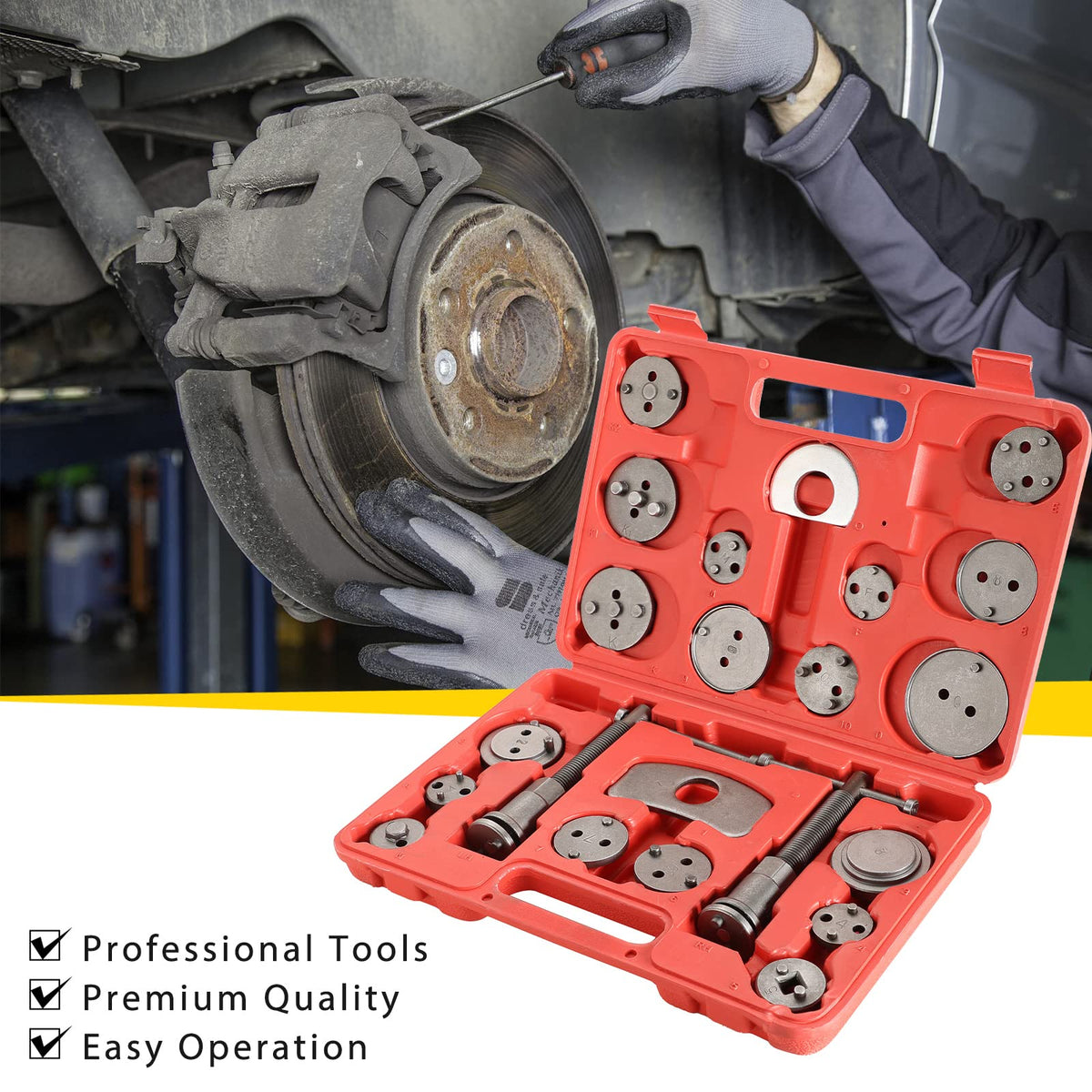Acymner carry case organized layout protecting tools and simplifying transport