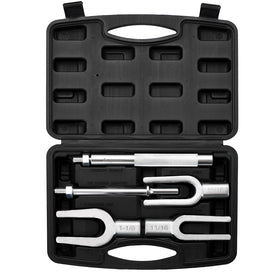 Acymner front view showing full five-piece fork set and durable case, helps quick identification