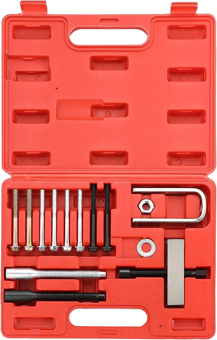 Acymner front packaging showing complete steering wheel puller kit benefits