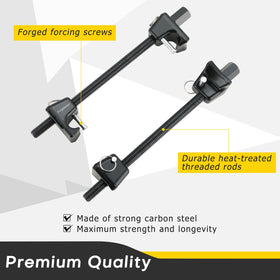 Acymner forged hook detail showing grip surface and secure coil holding benefit