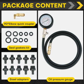 Acymner hose and connectors detail showing reinforced 4ft hose and quick couplers for safety