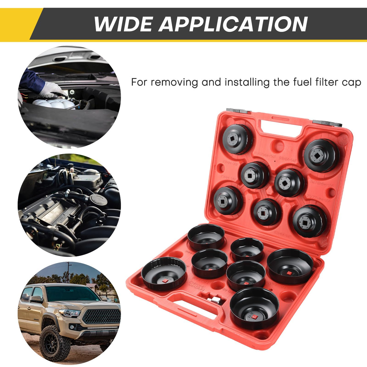 Acymner kit on workbench in garage setting showing practical use and maintenance readiness