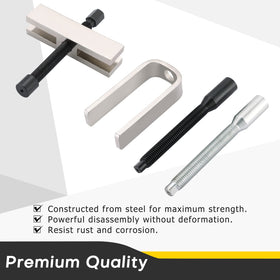 Acymner locking plate depressor demonstrating safe spring compression