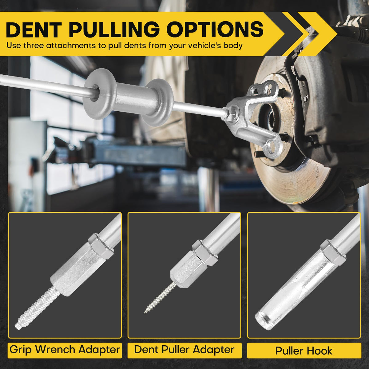 Acymner seal hook and threaded adapters display reducing damage during seal removal