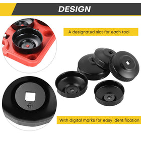 Acymner size stamping detail on socket face for quick identification and correct fit