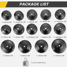 Acymner sockets neatly arranged in molded case for organized storage and fast selection