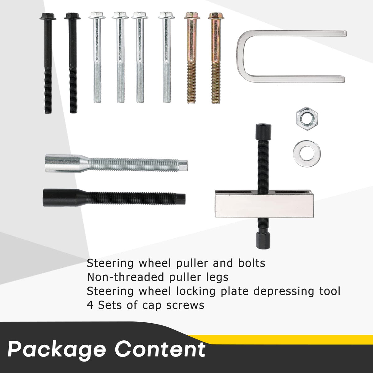 Acymner close-up of steel puller hardware for reliable strength