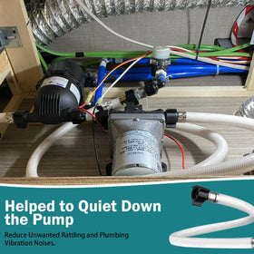 Adabuing swivel fittings and NPT couplers detail showing easy install and leak-resistant connections