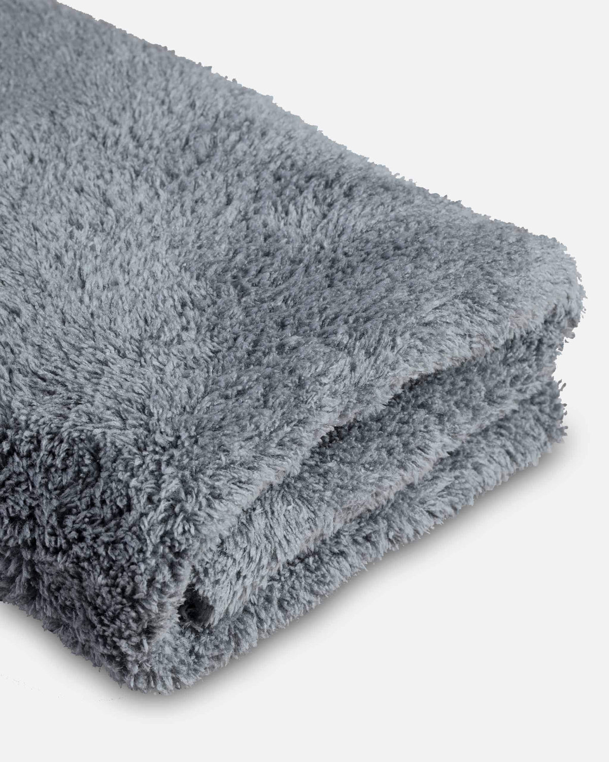 Adam's Borderless grey towel drying a pet showing gentle, high-absorbency care