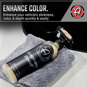 Trim and chrome detail treated with Adam's Graphene Boost for added protection