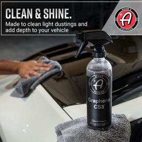 Adam's Polishes CS3 being wiped on a car panel for safe finish