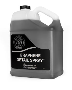 Adam's Polishes gallon showing front label, clear branding and product use benefits