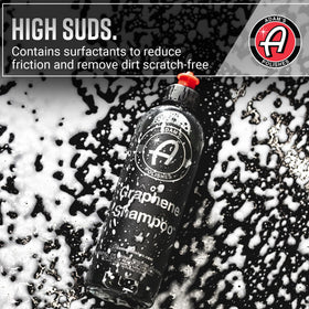 Adam's Polishes side pour demonstrating easy dilution and measurement