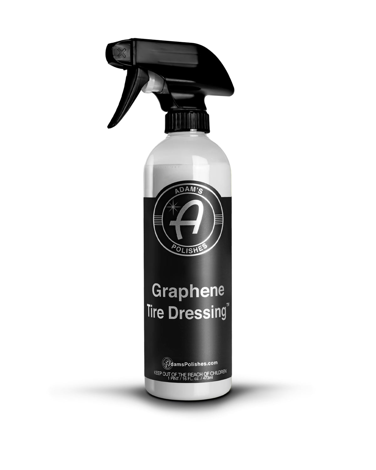 Adam's Polishes front bottle view showing label and product benefit