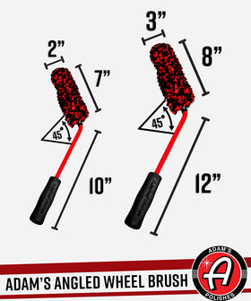 Adam's Polishes close-up of polypropylene bristles holding suds, resists chemicals