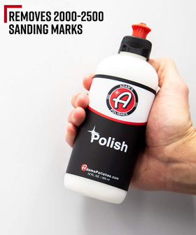 Adam's Polishes polish texture close-up highlighting smooth, low-dust formula