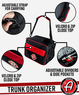 Adam's Polishes close-up of adjustable dividers demonstrating customizable organization