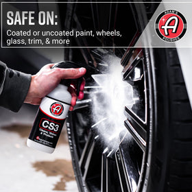 Adam's Polishes CS3 water beading after application showing protection