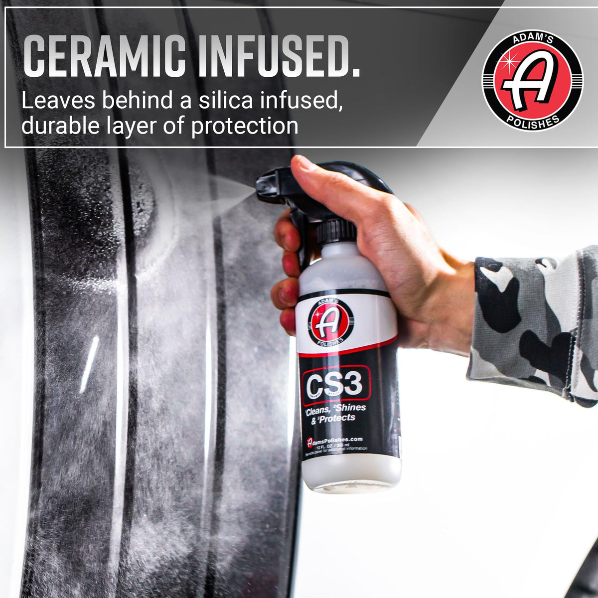 Adam's Polishes CS3 close-up texture of liquid for quick shine