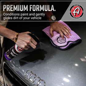 Adam's Polishes glossy paint finish after waterless wash showing enhanced shine
