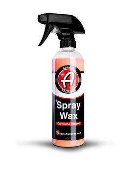 Adam's Polishes front packaging showing 16oz bottle and easy-spray nozzle for convenience