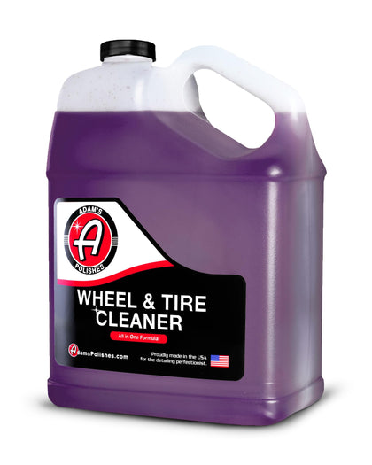 Adam's Polishes gallon front label showing product and benefits