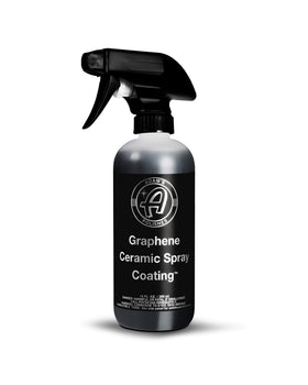Adam's Polishes bottle front view showing label and spray cap benefit quick application