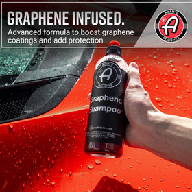 Adam's Polishes dense foam close-up demonstrating strong suds and cleaning power
