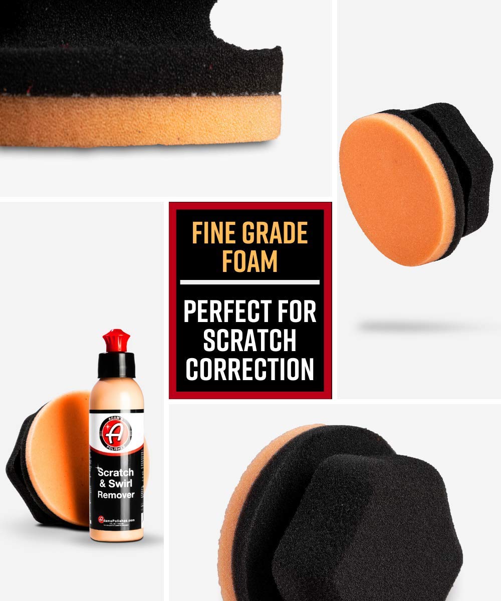 Adam's Polishes in-use hand application removing swirls for improved finish benefit