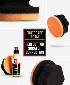 Adam's Polishes in-use hand application removing swirls for improved finish benefit