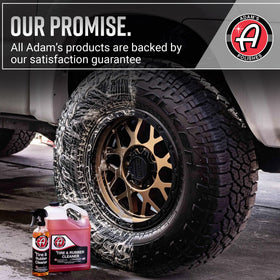 Adam's Polishes used on vehicle in driveway for professional detailer results