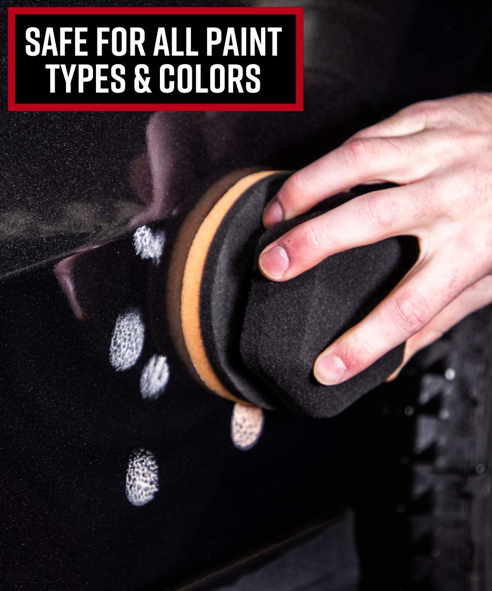 Adam's Polishes staged detailing setup showing kit readiness and professional results benefit