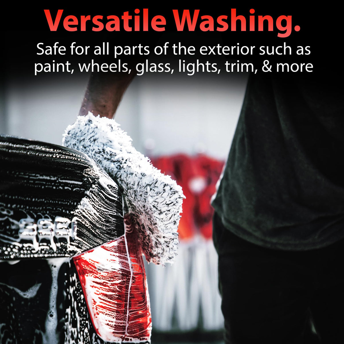 Adam's Polishes clean washed mitt folded to show machine-washable recovery and restored softness