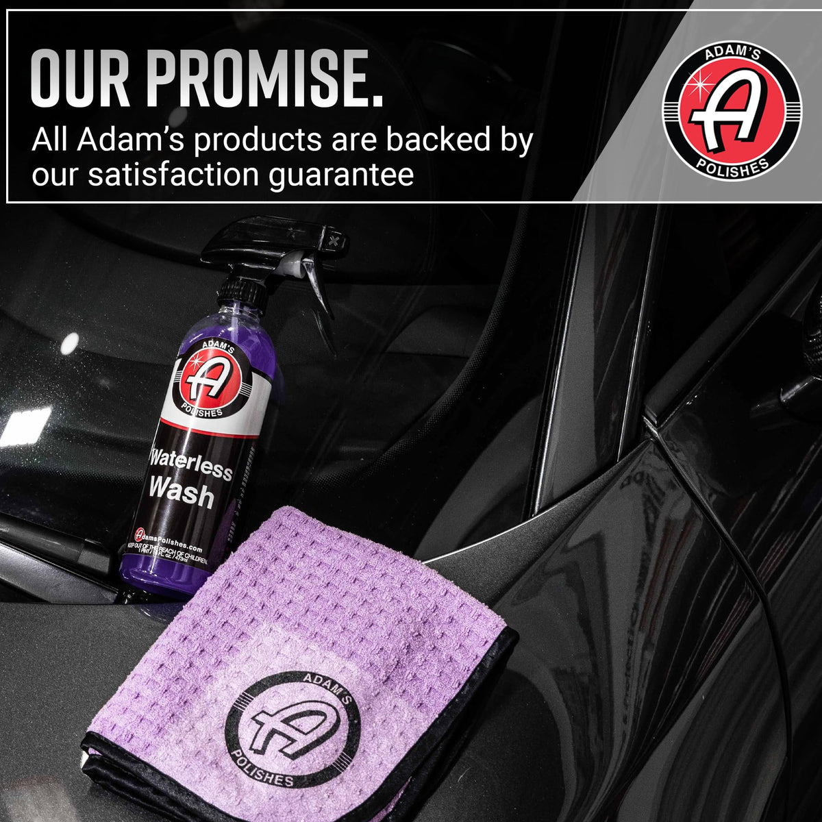 Adam's Polishes label and tropical scent tag highlighting pleasant fragrance
