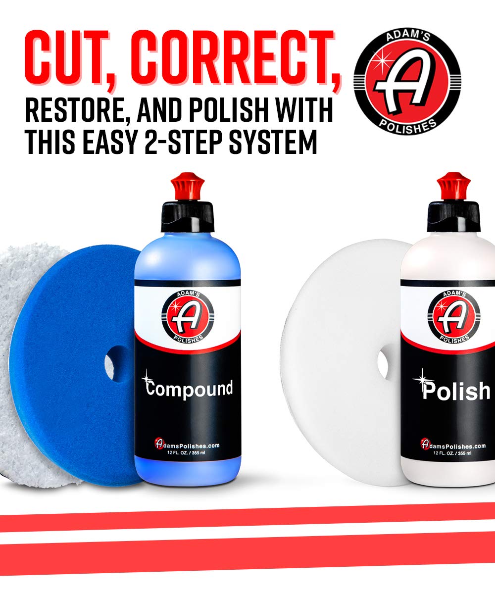 Adam's Polishes product pair side-by-side highlighting silicone-free formula